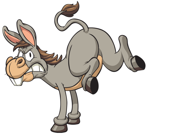 Donkey Kick Clip art - donkey png download - 762*573 - Free Transparent ...