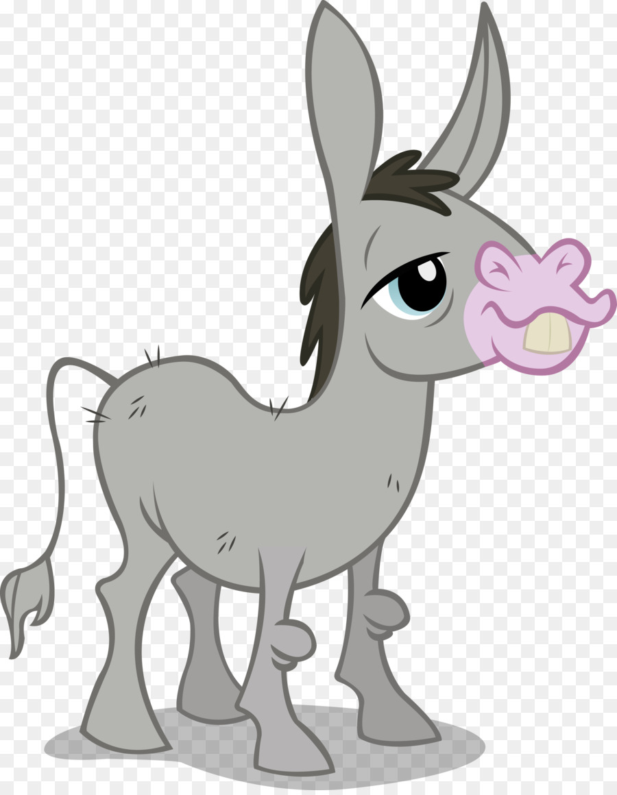 Mule Pony Applejack Horse Rainbow Dash - cartoon donkey png download - 900*1153 - Free Transparent Mule png Download.