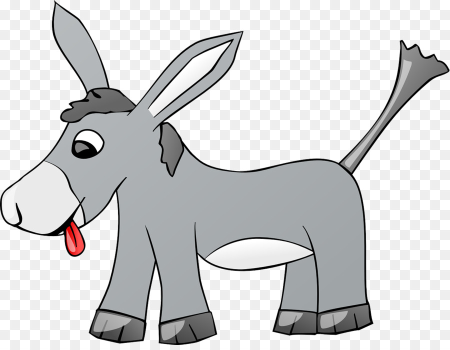 Mule Donkey Free content Clip art - Gray donkey png download - 1280*982 - Free Transparent Mule png Download.