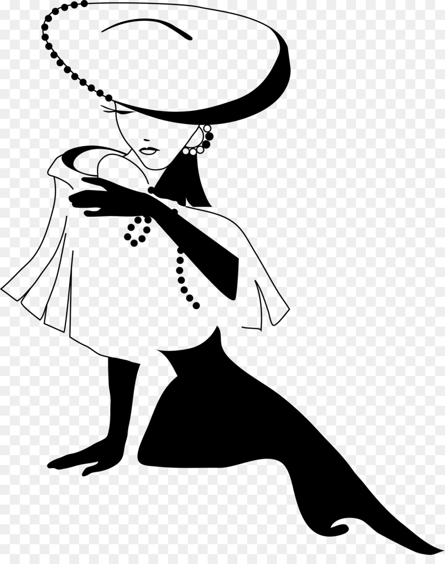 Free Lady In Hat Silhouette, Download Free Lady In Hat Silhouette png ...