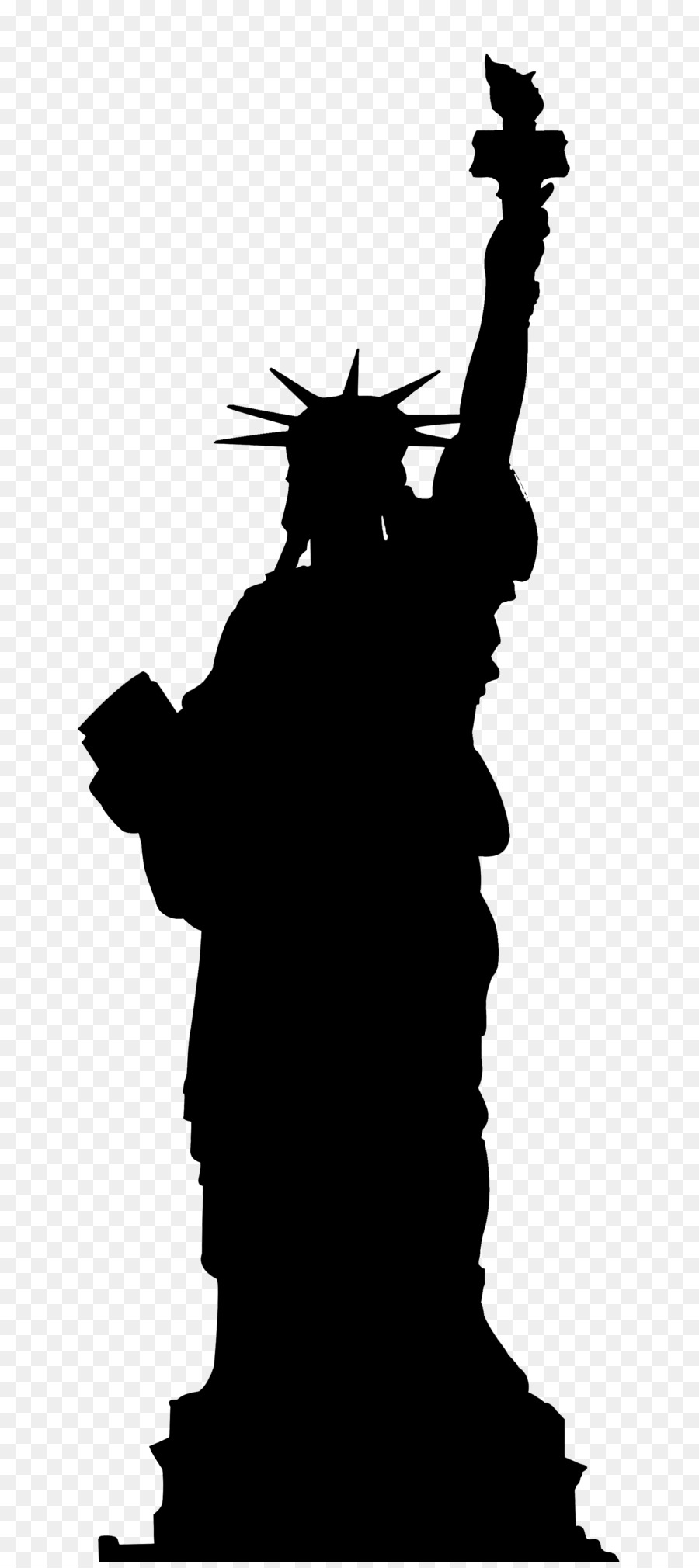 Statue of Liberty National Monument Silhouette Photography Image -  png download - 1846*4127 - Free Transparent Statue Of Liberty National Monument png Download.