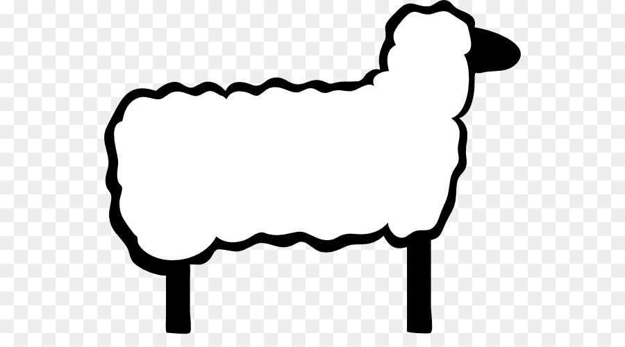 Black sheep Wool Clip art - Cartoon Sheep Clipart png download - 600*481 - Free Transparent Sheep png Download.