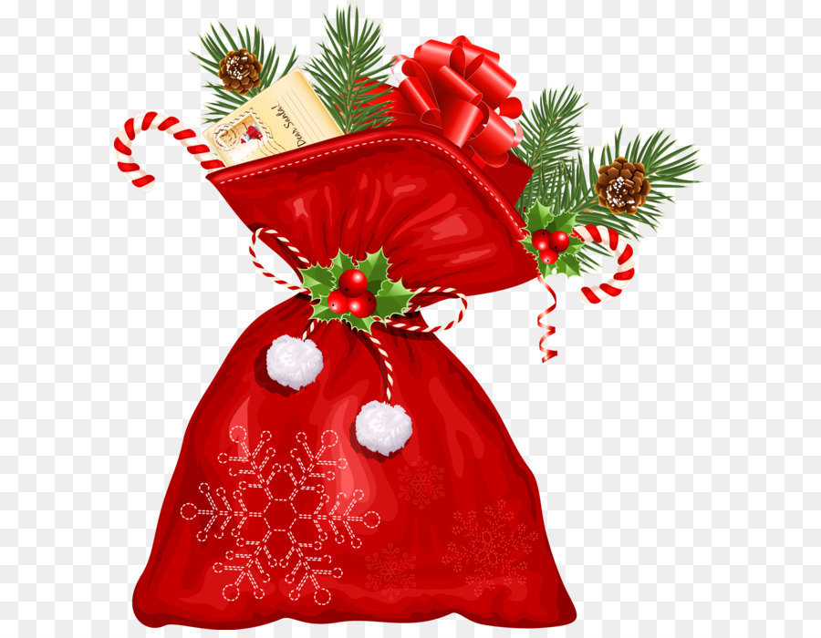 Santa Claus Christmas Scalable Vector Graphics Clip art - Large Transparent Christmas Santa Bag PNG Clipart png download - 3770*4007 - Free Transparent Santa Claus png Download.