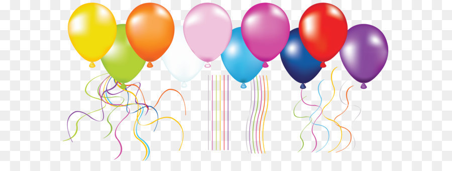 Balloon Clip art - Large Balloons Transparent Clipart png download - 5500*2725 - Free Transparent The Balloon png Download.