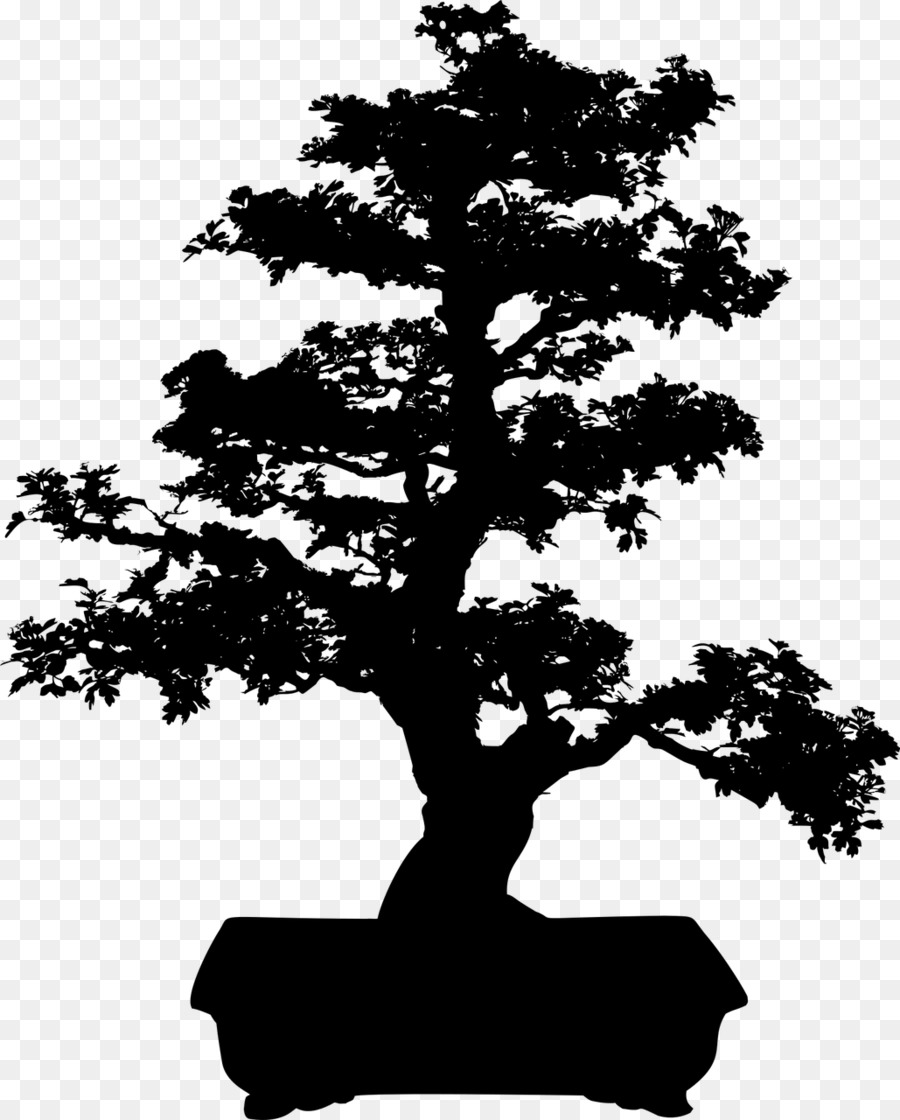 Bonsai Tree Silhouette Clip art - tree png download - 1029*1280 - Free Transparent Bonsai png Download.