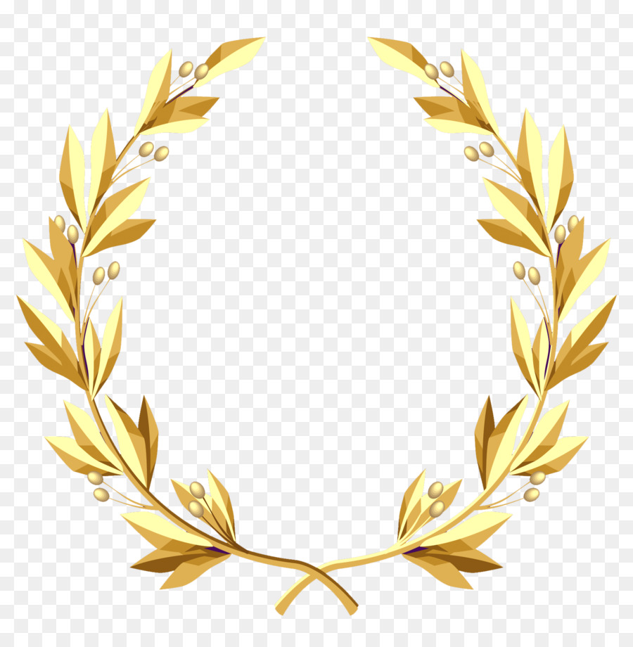 Laurel wreath Gold Clip art - column png download - 1758*1760 - Free Transparent Wreath png Download.
