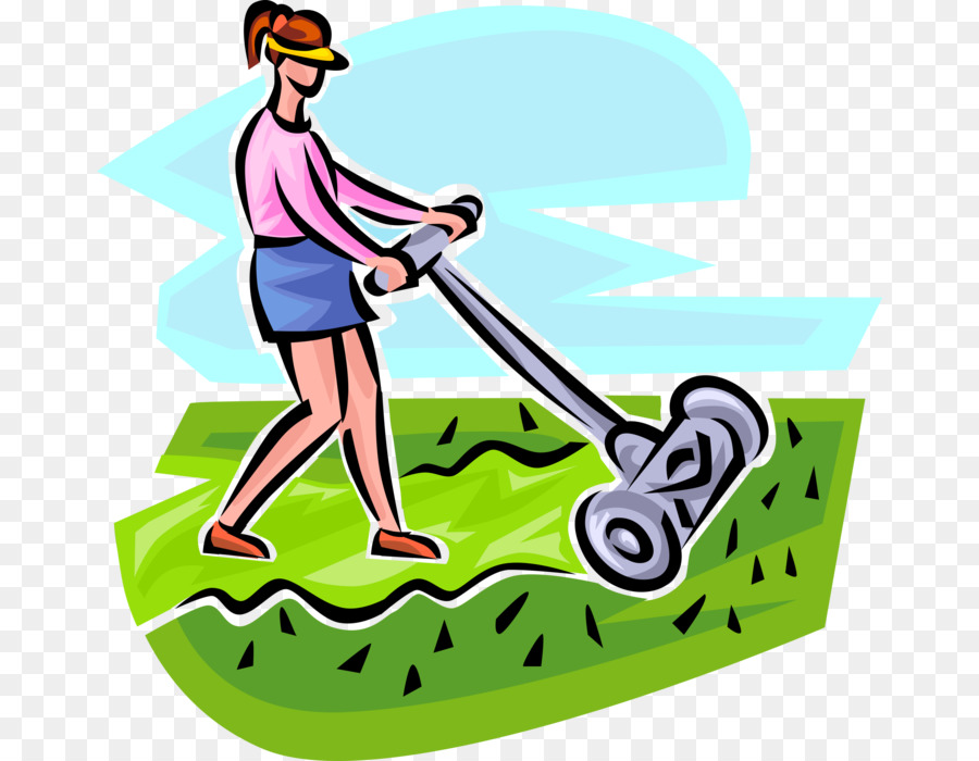 Clip art Lawn Mowers Illustration Vector graphics Image - woman png download - 722*700 - Free Transparent Lawn Mowers png Download.