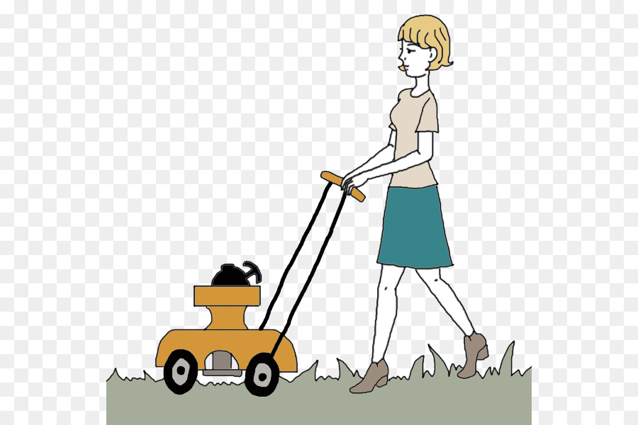 Clip art Lawn Mowers Portable Network Graphics - mowing png download - 600*600 - Free Transparent Lawn Mowers png Download.