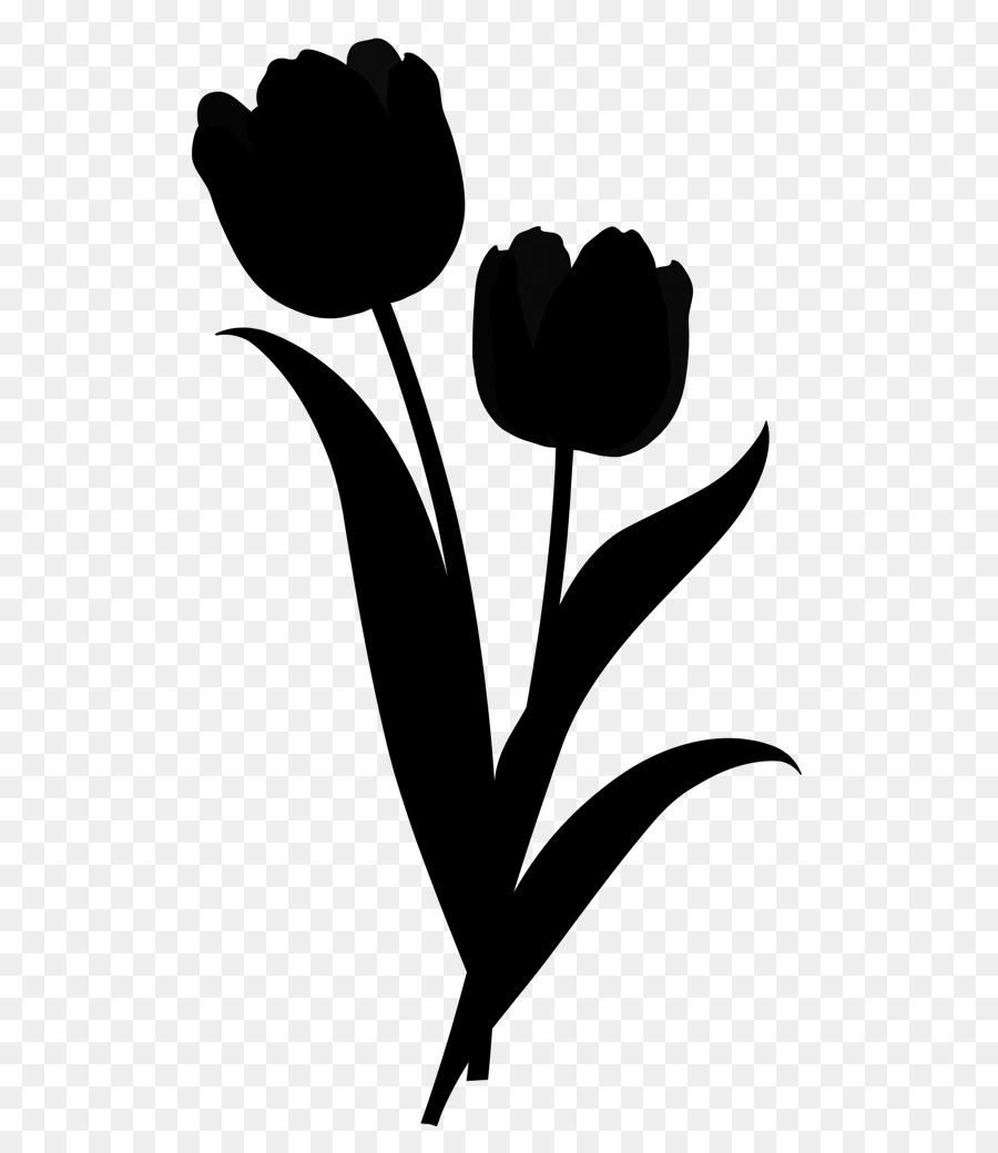 Tulip Clip art Plant stem Leaf Silhouette -  png download - 591*1024 - Free Transparent Tulip png Download.