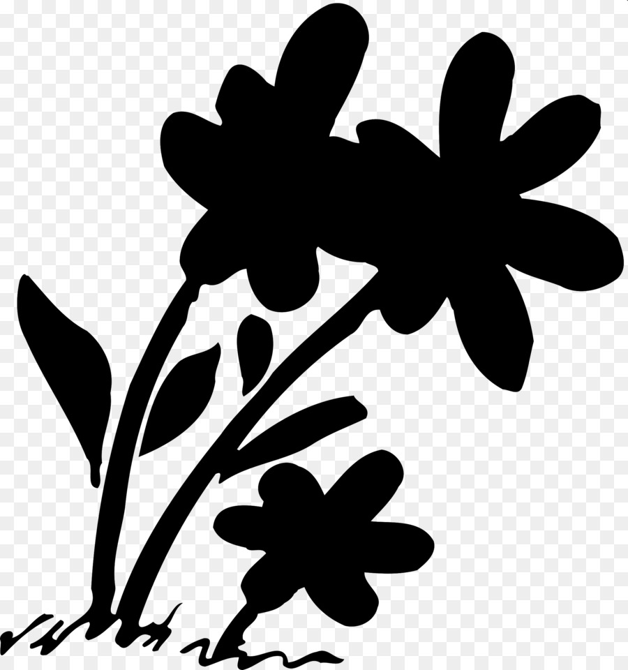Black & White - M Clip art Leaf Silhouette Pattern -  png download - 2238*2387 - Free Transparent Black  White  M png Download.