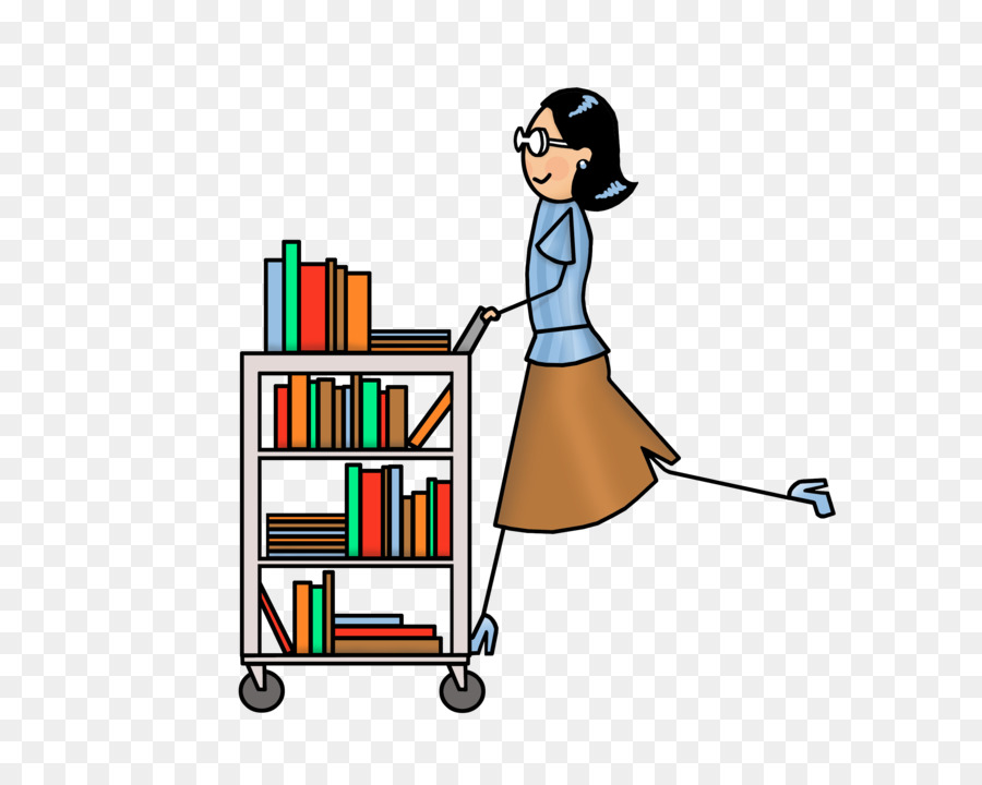 Library Cart Clip art - book png download - 3000*2400 - Free Transparent Library png Download.