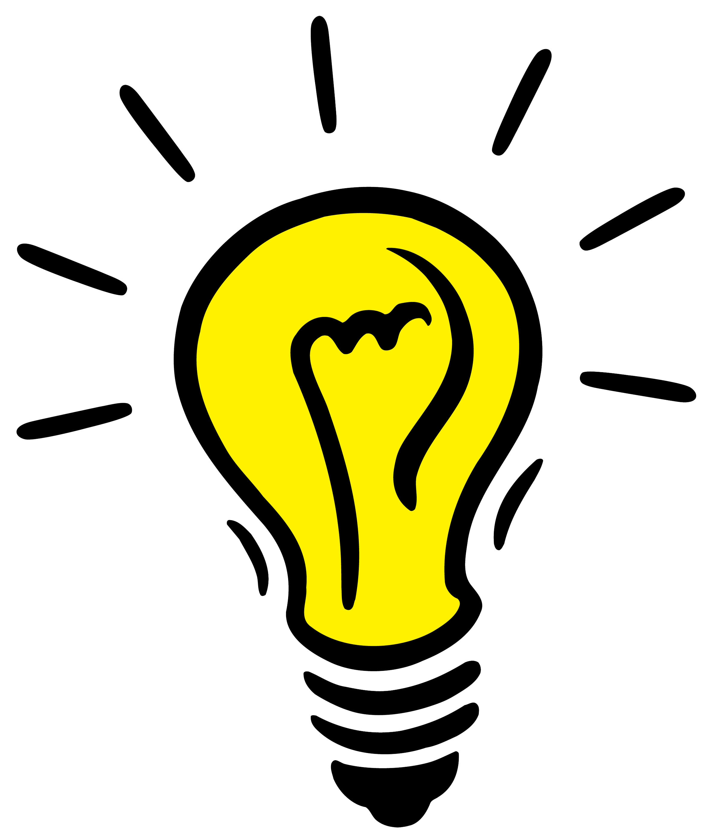 Incandescent light bulb Idea Light-emitting diode Clip art - Idea Bulb ...