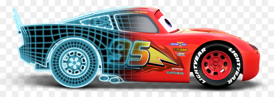 Lightning McQueen Mater Doc Hudson Cars Pixar - Cars 3 png download - 2056*726 - Free Transparent Lightning Mcqueen png Download.