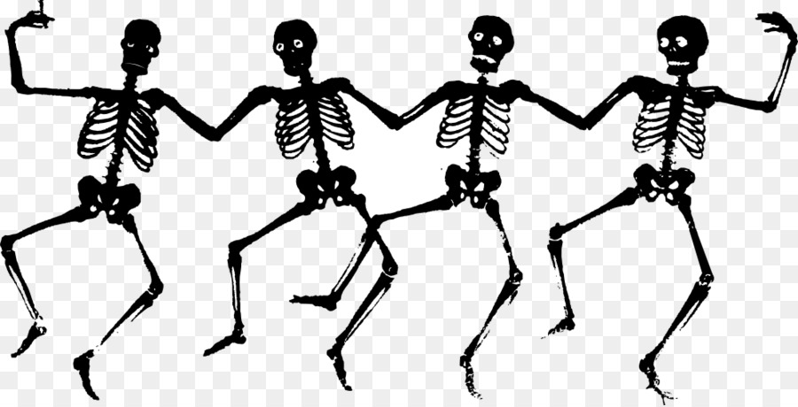 Halloween Black and white Clip art - Line Dancing Pictures png download - 999*508 - Free Transparent Halloween  png Download.