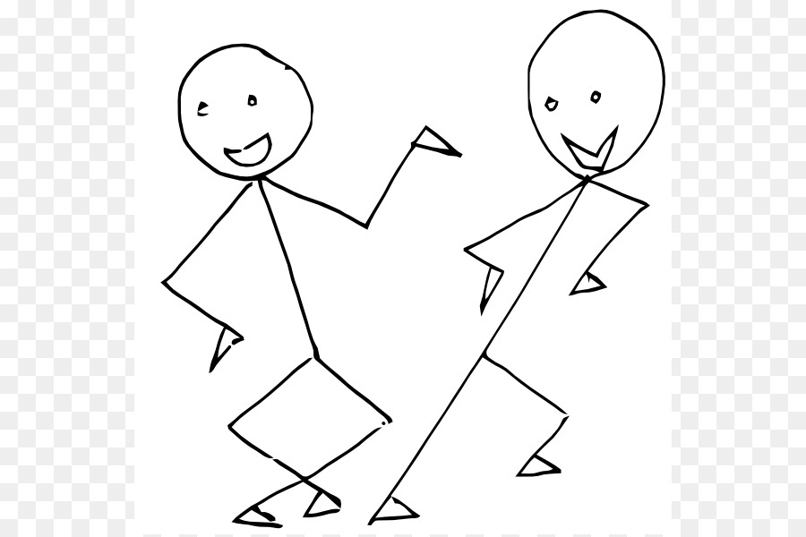 Stick figure Drawing Dance Clip art - Line Dancing Clipart png download - 600*597 - Free Transparent  png Download.