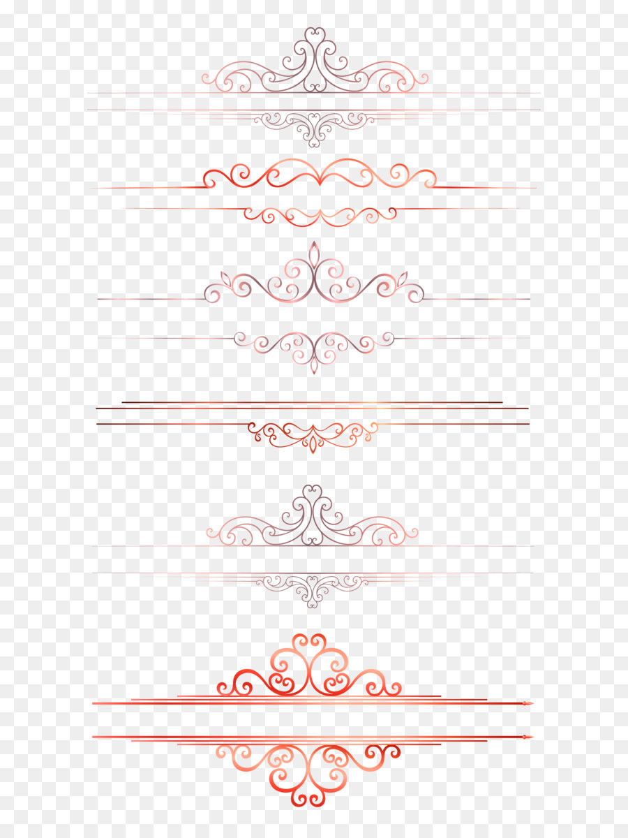 Computer file - European pattern divider line border texture png download - 2000*3656 - Free Transparent Computer Icons png Download.