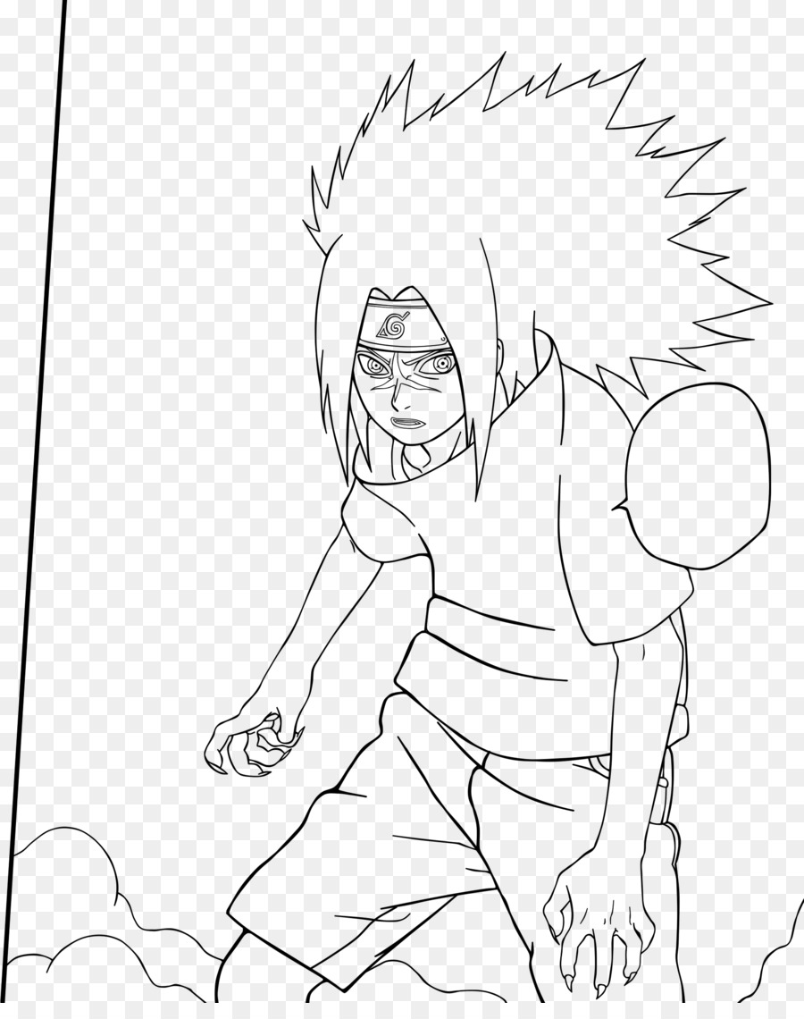 Drawing Line art Finger Cartoon Sketch - lineart naruto png download - 1907*2377 - Free Transparent Drawing png Download.