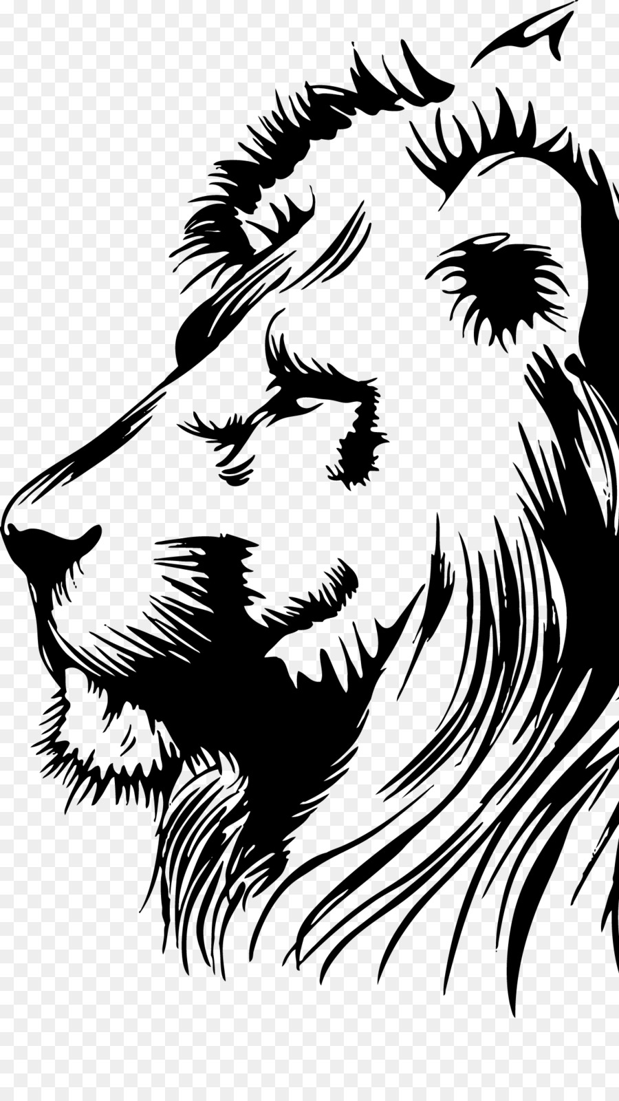 Lion Clip art Portable Network Graphics Image Illustration - lion silhouette png lion head png download - 1207*2144 - Free Transparent Lion png Download.
