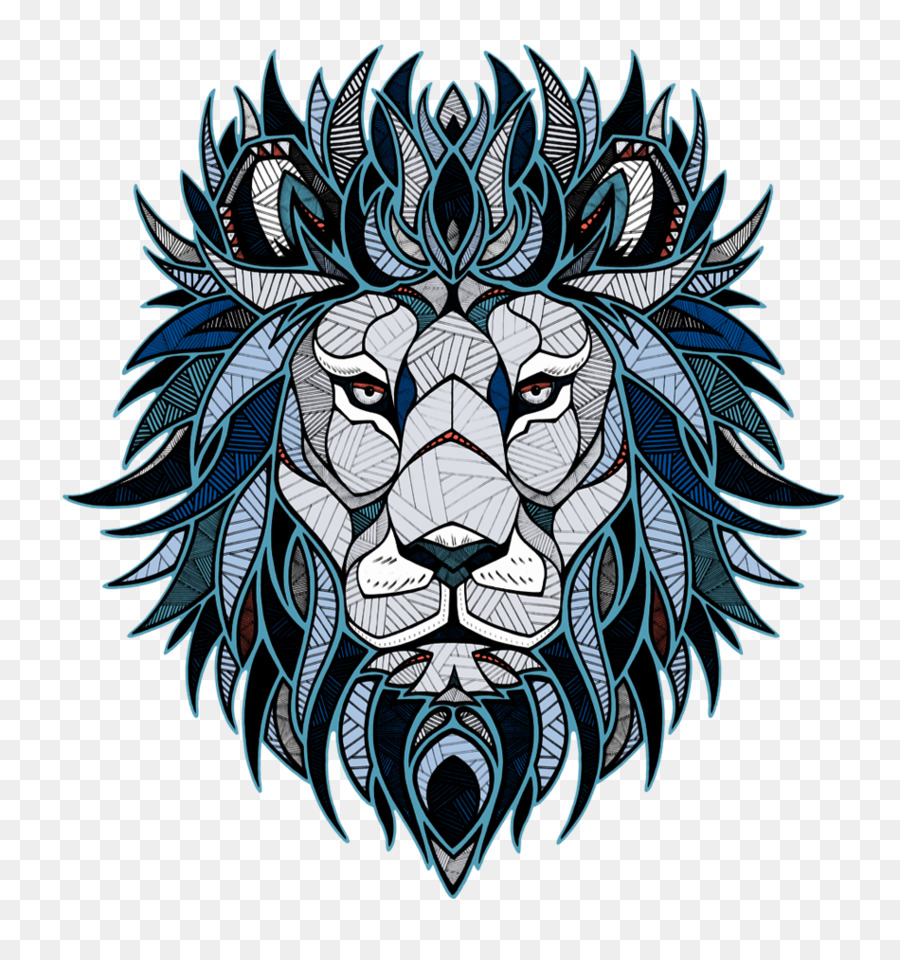 Lionhead rabbit T-shirt Logo - Creative lion head pattern png download - 950*1002 - Free Transparent Lionhead Rabbit png Download.