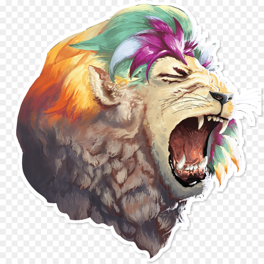 Lion Roar Drawing Painting - lion png download - 962*962 - Free Transparent Lion png Download.