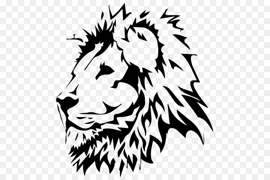 Lionhead rabbit Stencil Roar Clip art - lion face png download - 600*600 - Free Transparent Lion png Download.