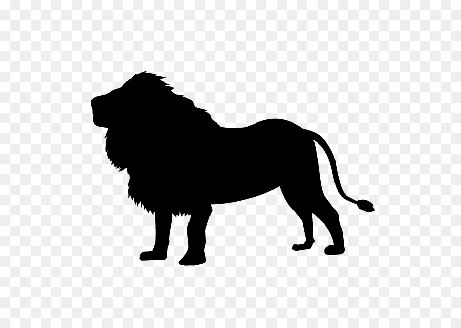 Lion Silhouette - lion png download - 640*640 - Free Transparent Lion png Download.