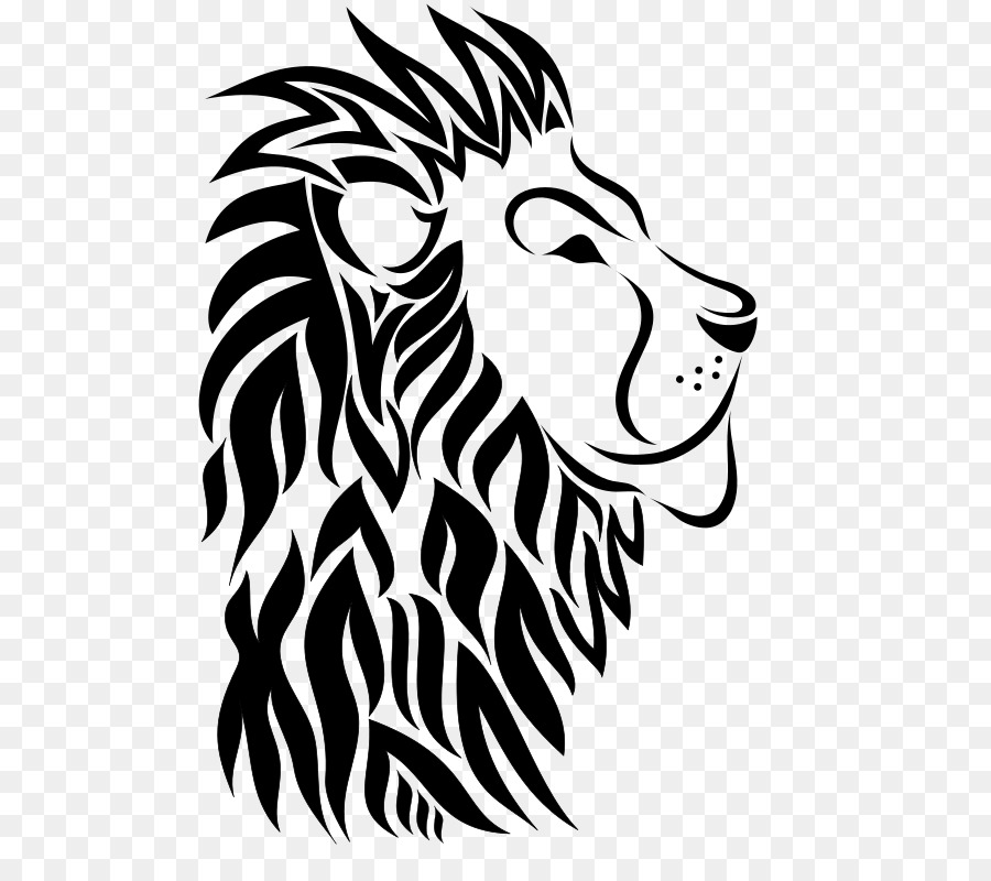 Free Lion Silhouette Tattoo, Download Free Lion Silhouette Tattoo png ...