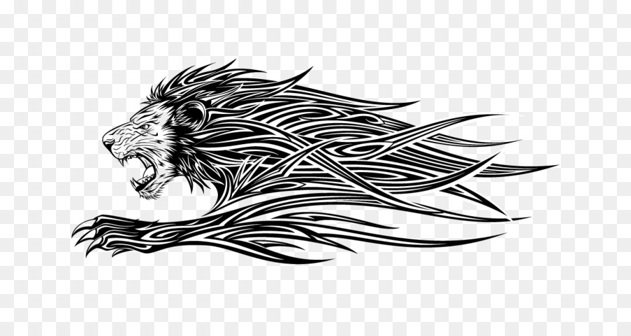 Lion wing tattoo Stock Vector by ©funwayillustration 59132123