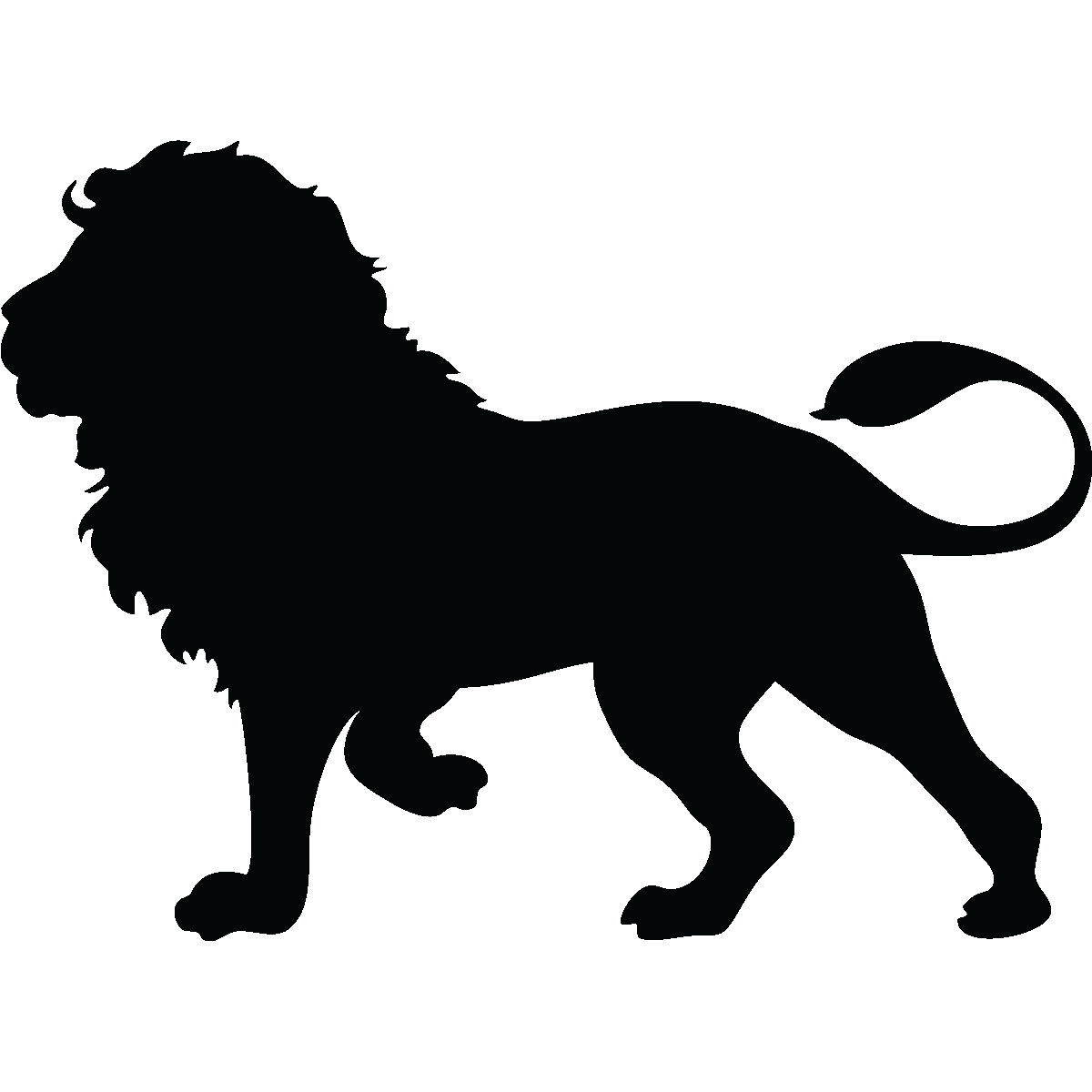 Lion Silhouette Clip art - animal silhouettes png download - 1200*1200 ...