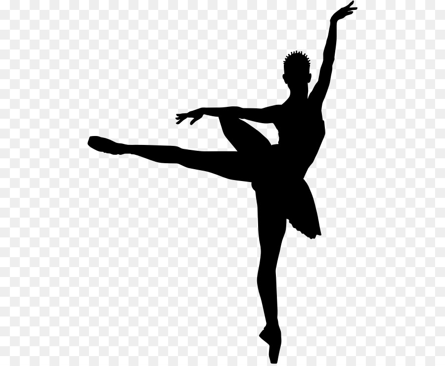 Ballet Dancer Silhouette Drawing - ballet png download - 546*736 - Free Transparent  png Download.