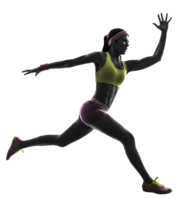 Running Sports injury Sprint Jogging - athlete silhouette png download ...