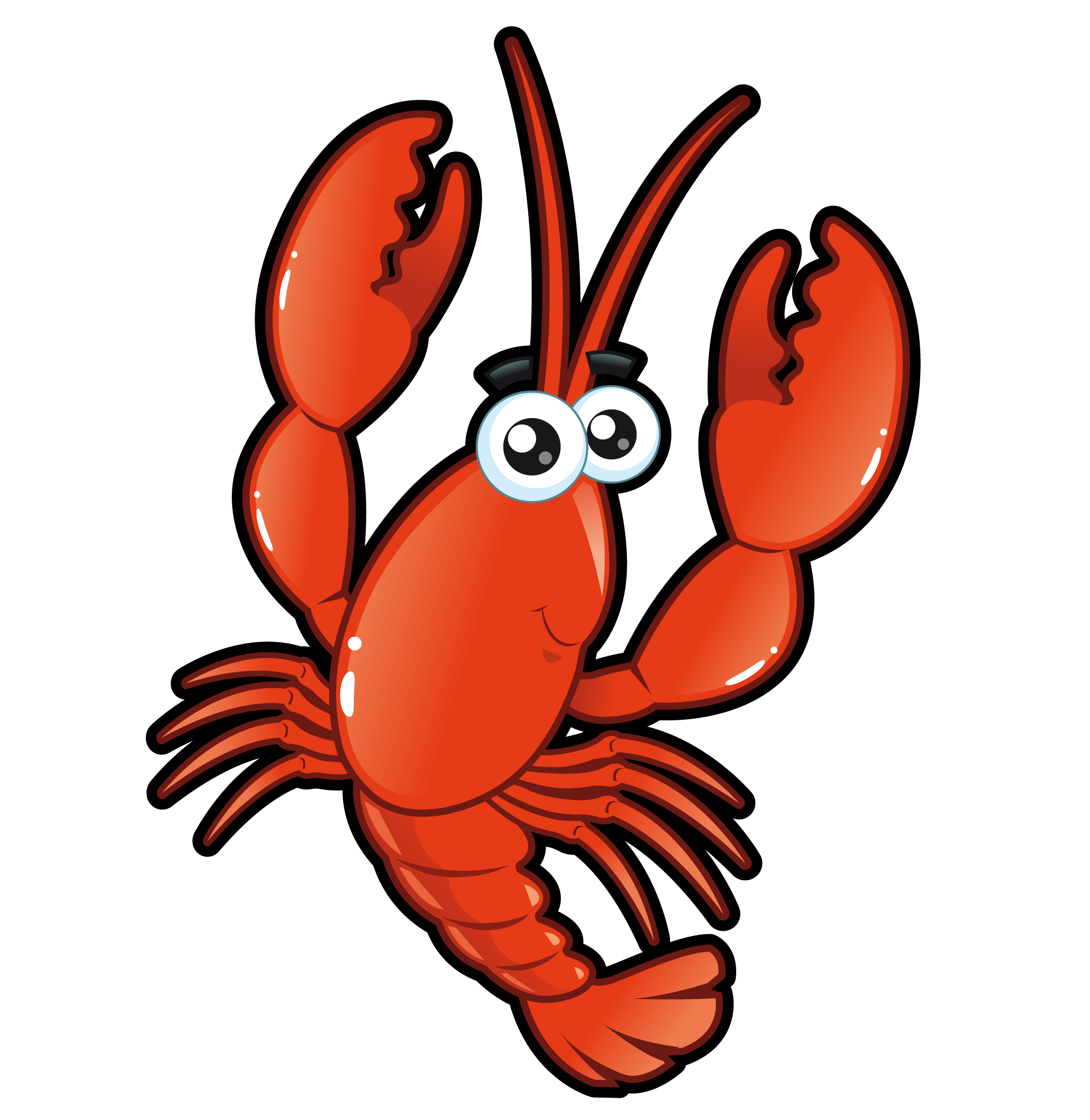 Homarus Cartoon Lobster roll Drawing - Cartoon vector lobster vector ...