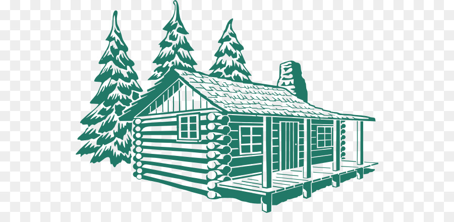 Log cabin Cottage Black and white Clip art - Small Logs Cliparts png download - 600*422 - Free Transparent Log Cabin png Download.
