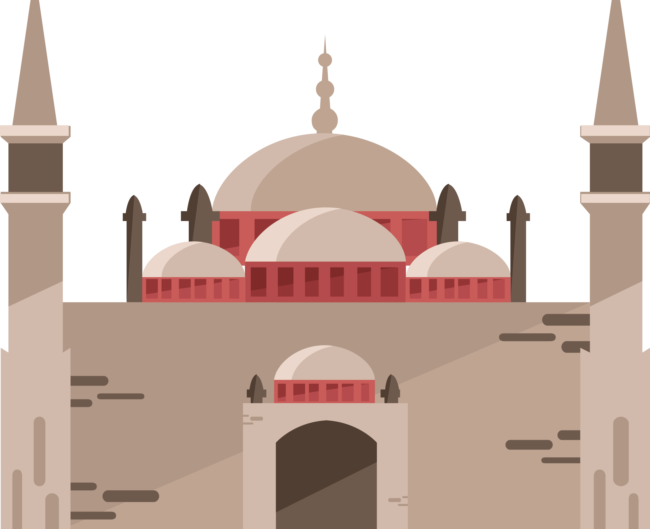 Temple Illustration - Temple vector png download - 2235*1819 - Free  Transparent Temple png Download. - Clip Art Library