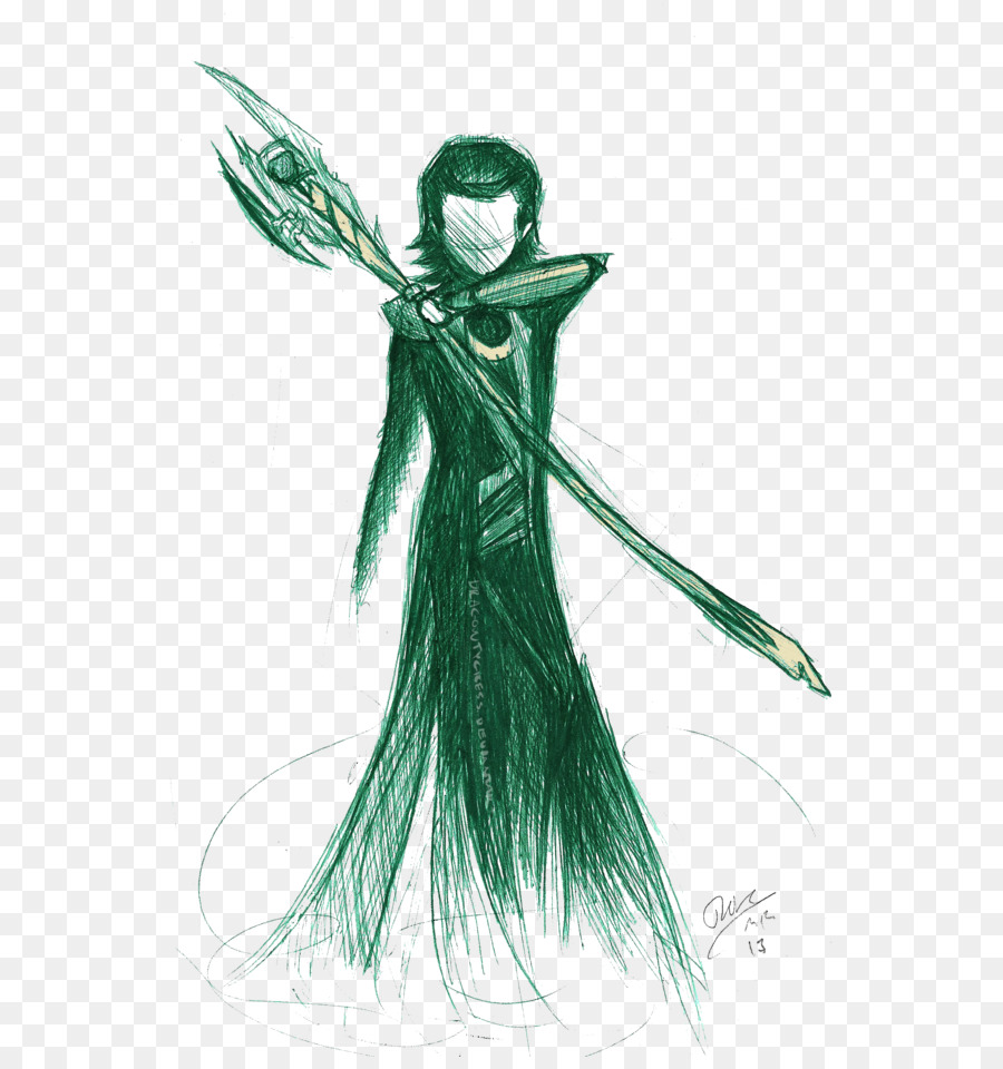 Loki Drawing Thor YouTube - emerald green png download - 600*949 - Free Transparent Loki png Download.