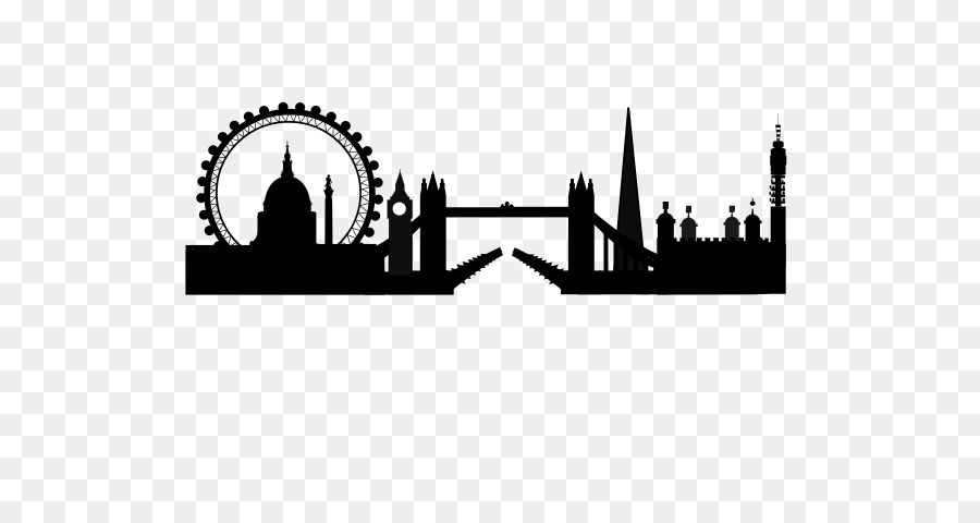 Skyline Silhouette City of London Palace of Westminster - futuristic ...