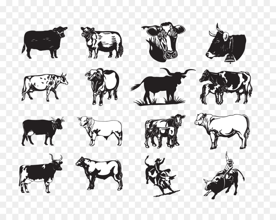 Texas Longhorn Beef cattle Bull Clip art - Dairy cow png download - 1180*933 - Free Transparent Texas Longhorn png Download.