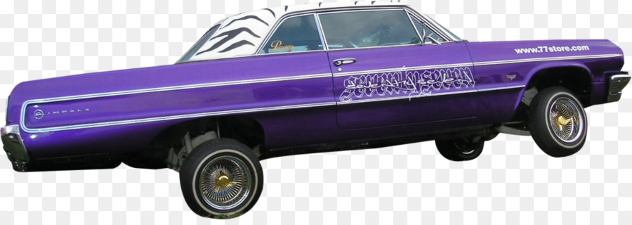 Family car Chevrolet Impala Lowrider - Lowrider png download - 1000*347 - Free Transparent Car png Download.