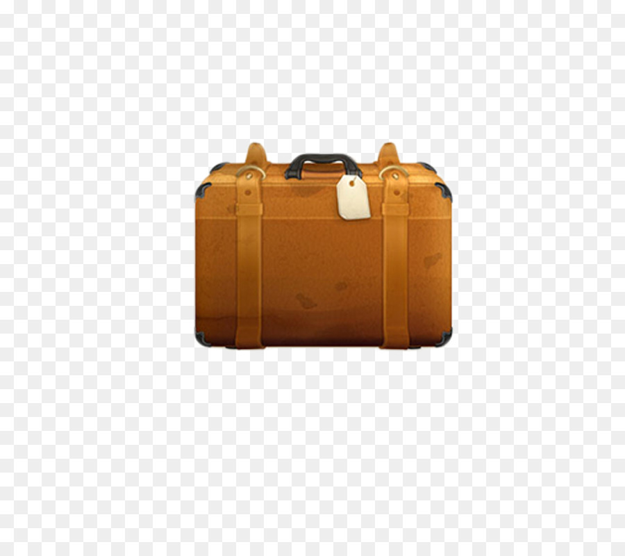 Baggage Suitcase Travel - Brown retro cartoon luggage png download - 680*783 - Free Transparent Bag png Download.