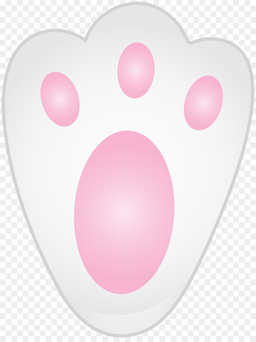 Pink M Balloon RTV Pink - transparent background paw clipart png download - 6055*8000 - Free Transparent Pink M png Download.