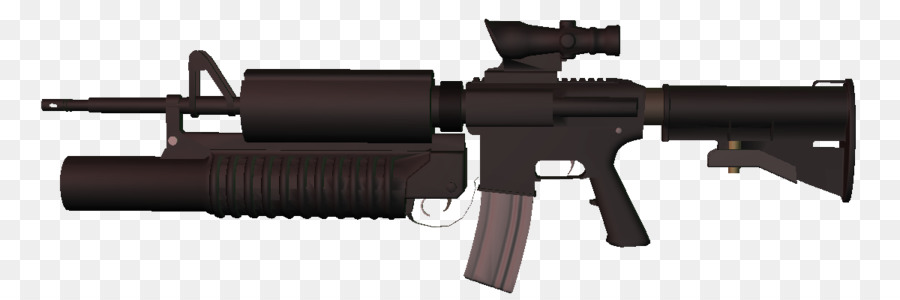 Trigger Firearm M4 carbine M203 grenade launcher - grenade launcher png download - 1200*400 - Free Transparent  png Download.