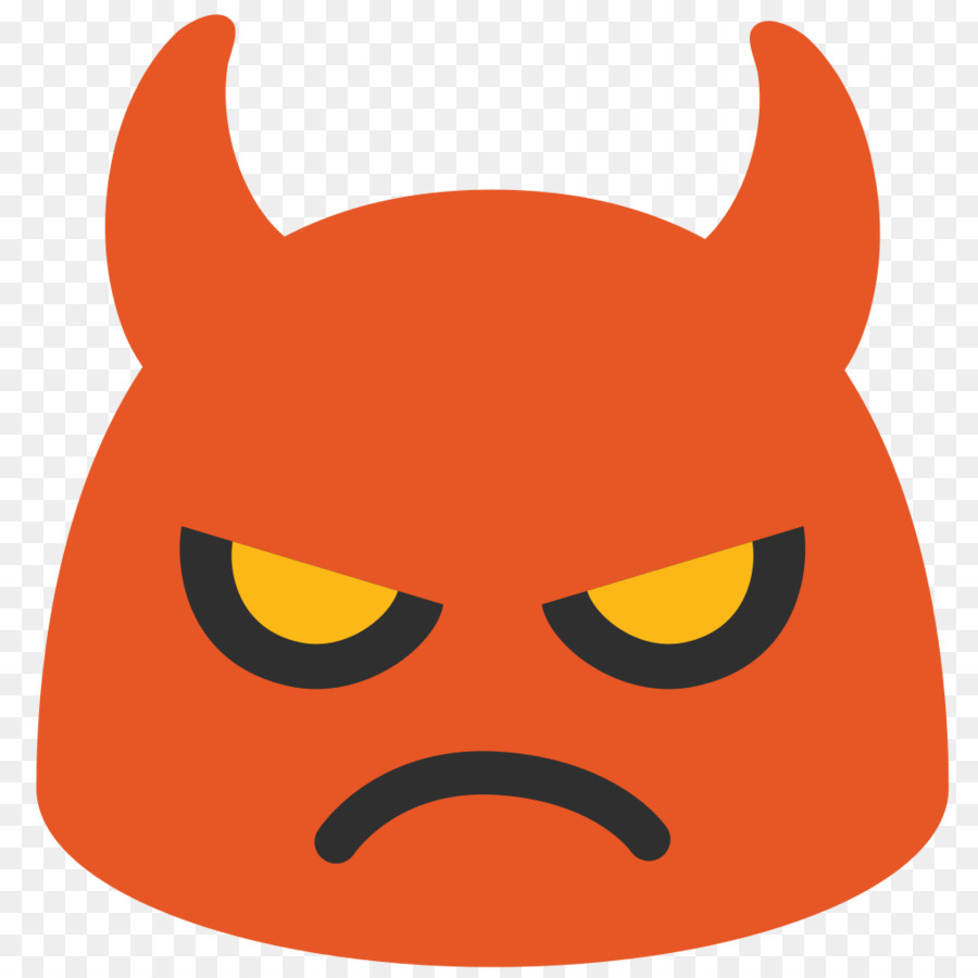 T-shirt Emoji Devil Angry Face Sticker - Evil png download - 1024*1024 - Free Transparent Tshirt png Download.