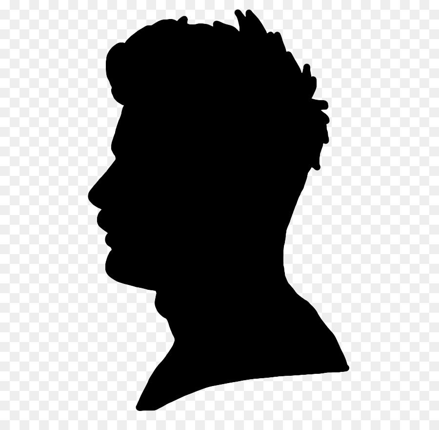 Man, Silhouette, Portrait, Head Shot, Male, Face, Neck, Shoulder png