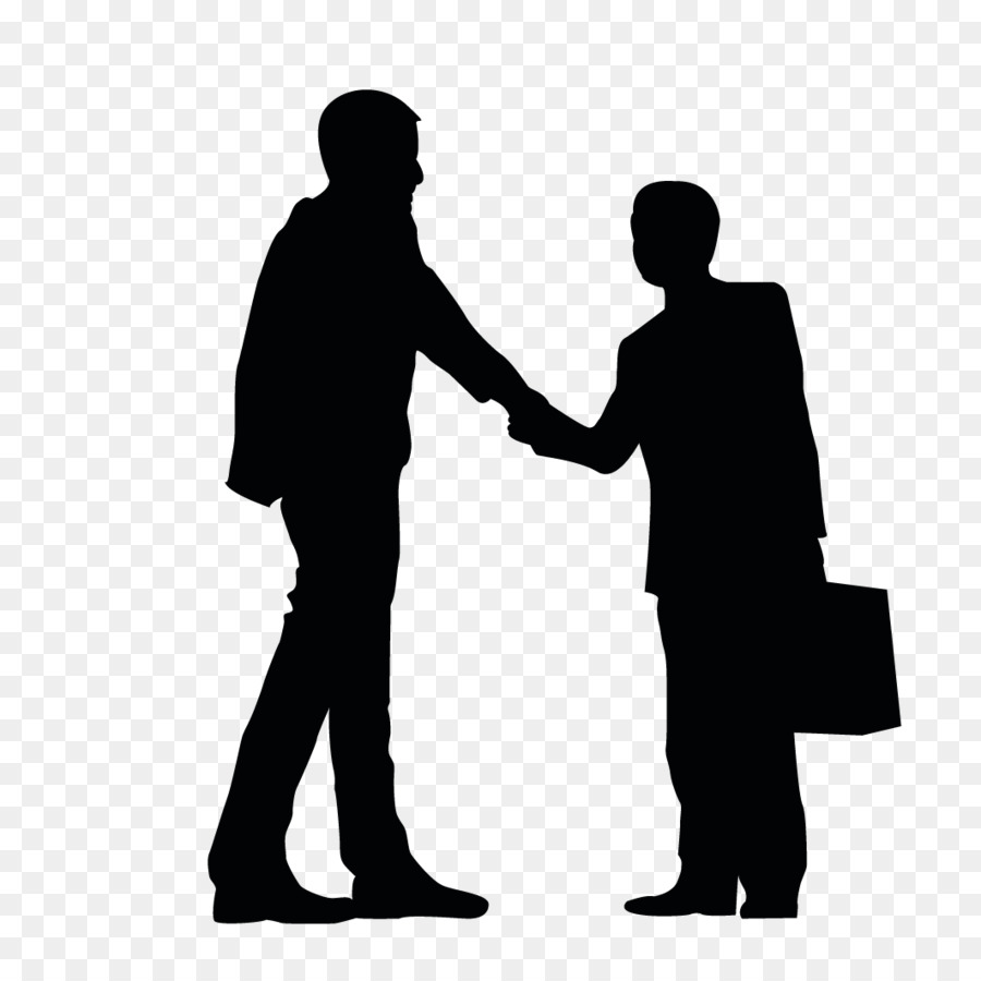 Businessperson Silhouette Handshake - Silhouette png download - 1063*1063 - Free Transparent Businessperson png Download.