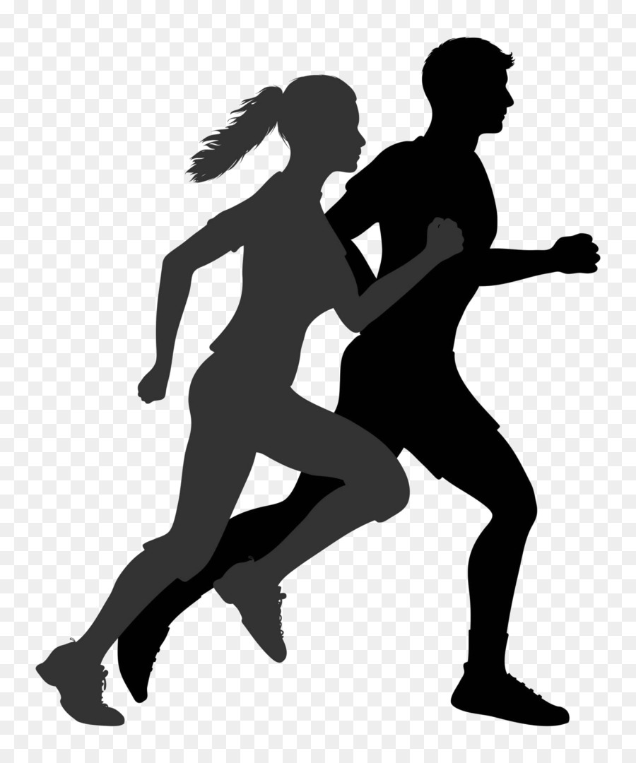Running Silhouette Clip art - Silhouette png download - 1500*1800 - Free Transparent Running png Download.