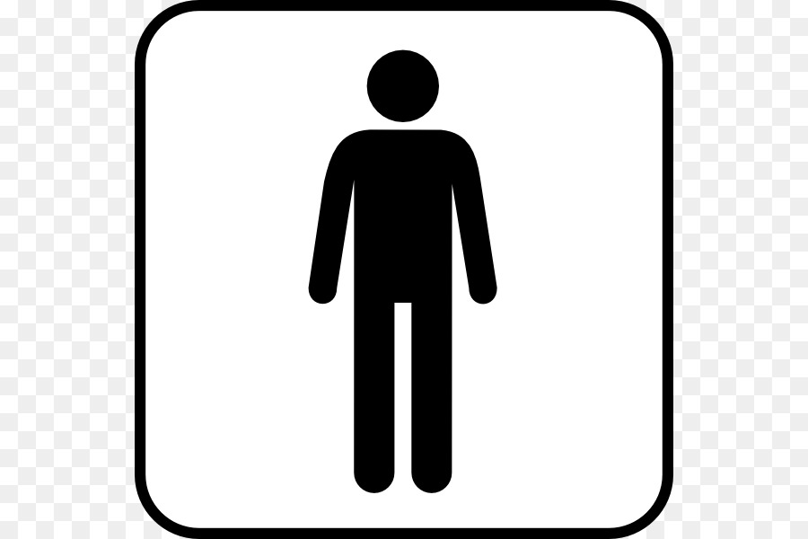Male Man Clip art - Person Outline png download - 600*600 - Free Transparent Male png Download.