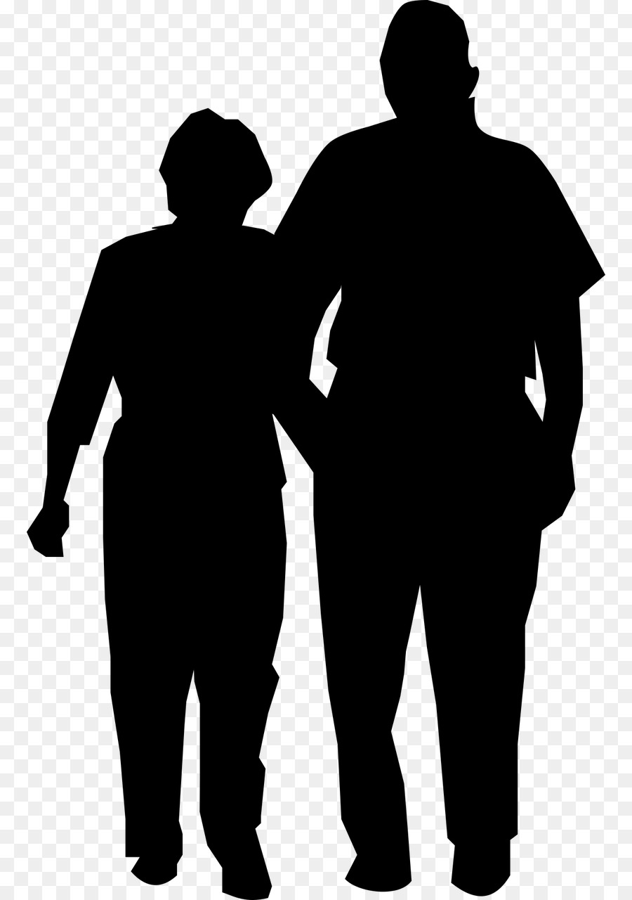 Silhouette couple Clip art - Silhouette png download - 824*1280 - Free Transparent Silhouette png Download.