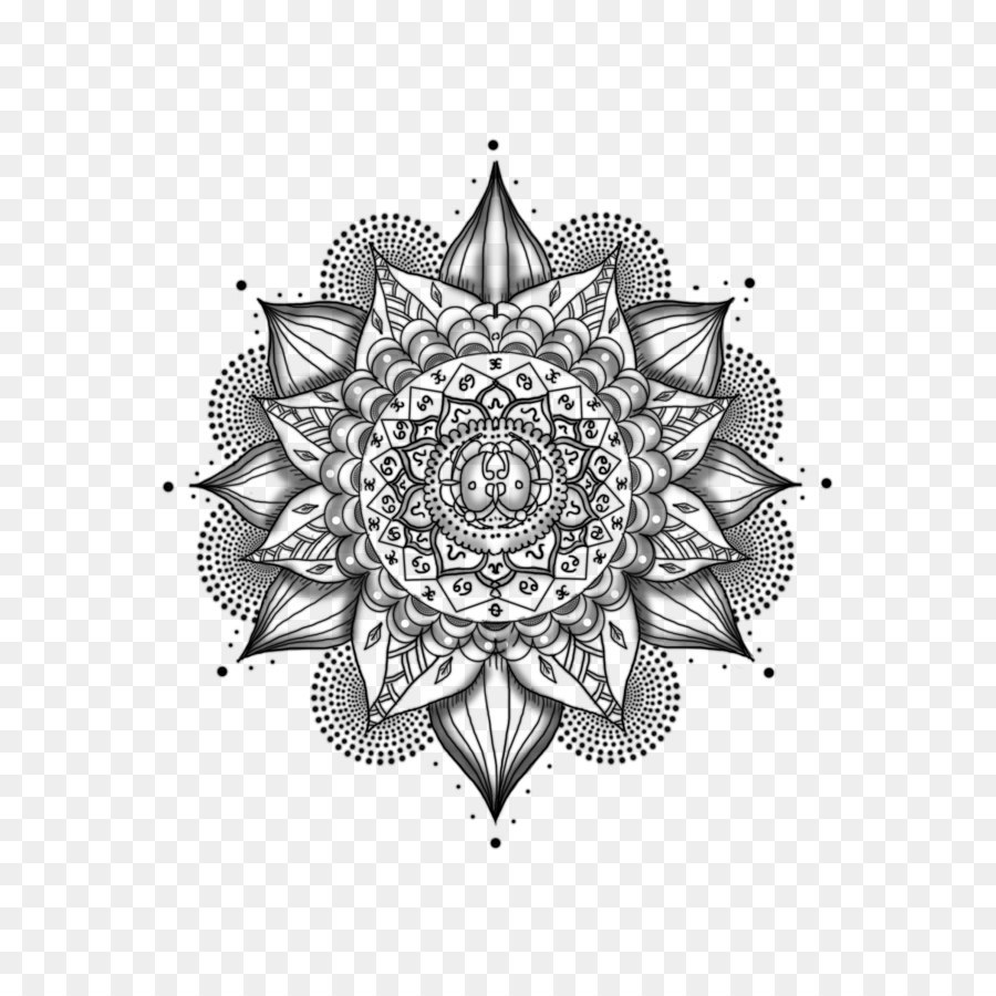 Mandala Tattoo Black-and-gray Mehndi - Mandala Tattoos Png Picture png download - 872*1200 - Free Transparent Mandala png Download.