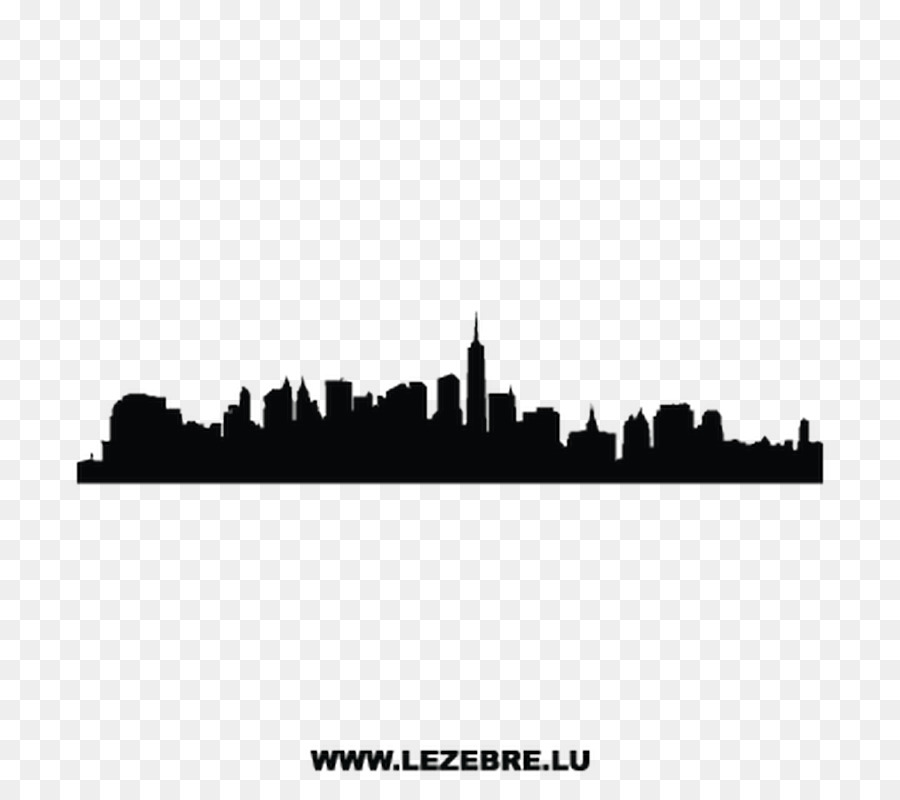 Manhattan Skyline Empire State Building Wall decal Poster -  png download - 800*800 - Free Transparent Skyline png Download.