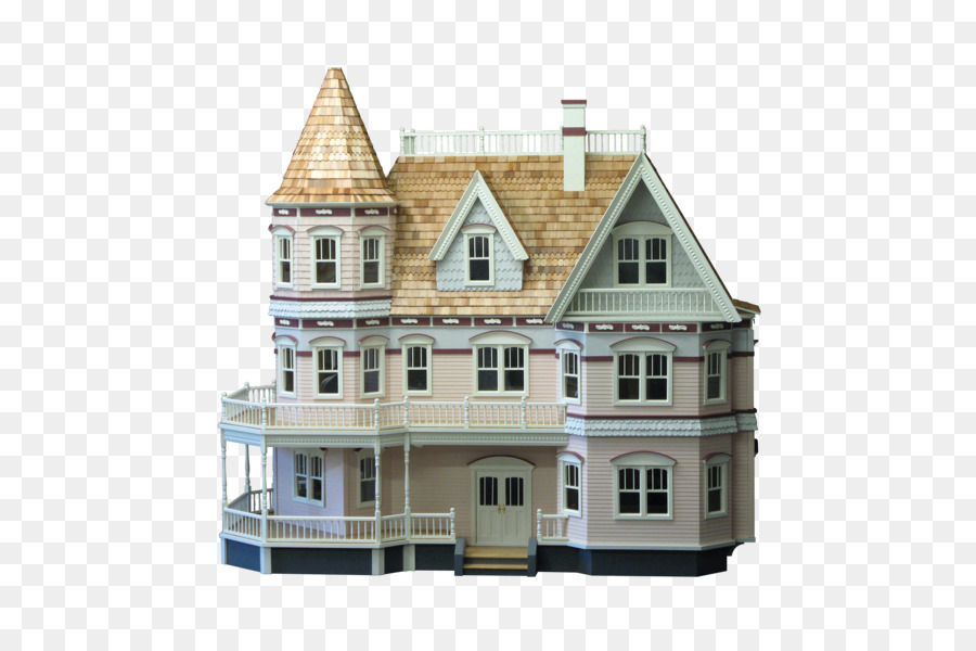 Dollhouse Toy 1:144 scale Mansion - toy png download - 600*600 - Free Transparent Dollhouse png Download.